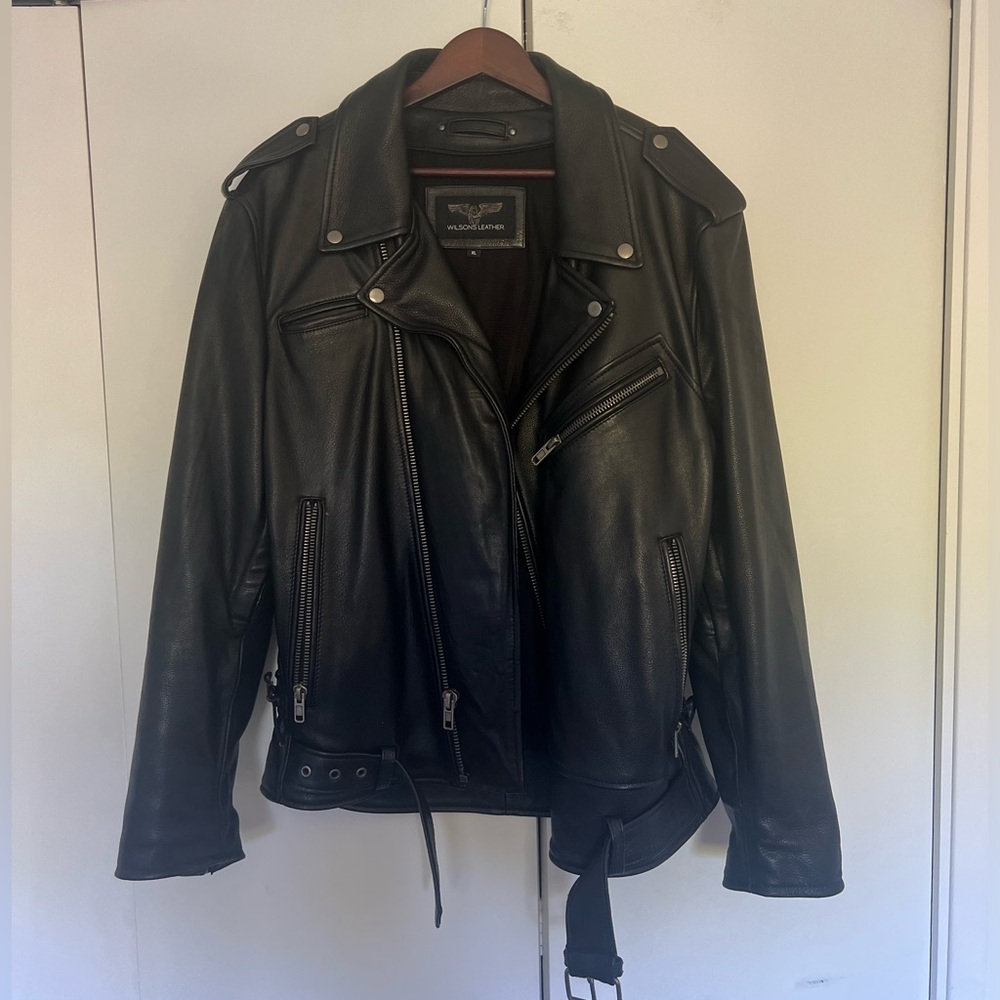 Leather Moto Jacket